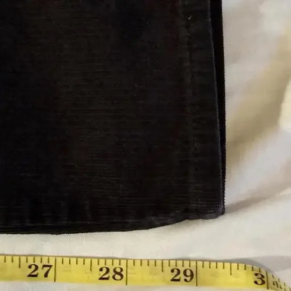 LOFT Women's Black Corduroy Pants 29/8 - Picture 9 of 10